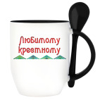 Кружка с ложкой