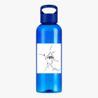 Прозрачная спортивная бутылка