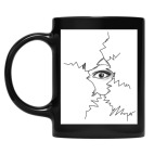 Кружка цветная UV-DTF