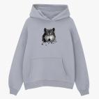 Толстовка худи оверсайз