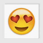 Emoji Смайл: Влюбленный