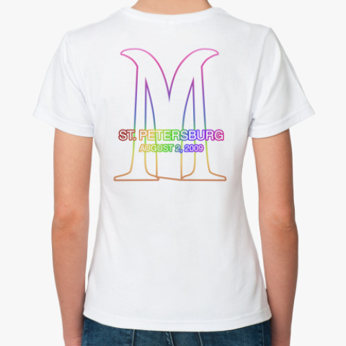 Классическая футболка с принтом Sticky & Sweet