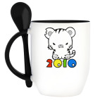 Кружка с ложкой