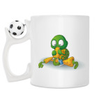 Кружка с футбольным мячиком