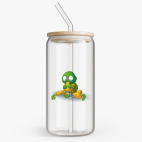 Банка с бамбуковой крышкой