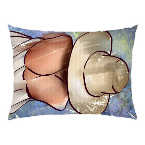 Подушка с принтом Пляж