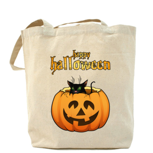 Сумка шоппер с принтом Halloween