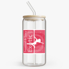 Банка с бамбуковой крышкой