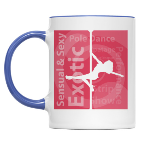 Кружка с принтом Exotic Pole Dance для любителей пилона