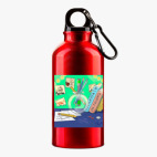 Металлическая бутылка 400 мл UV-DTF