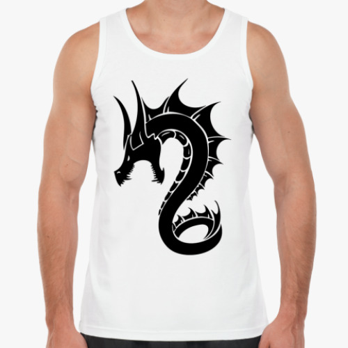 Майка с принтом дракон