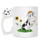Кружка с футбольным мячиком