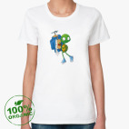 Женская футболка органик