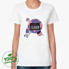 Женская футболка органик