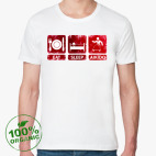 Мужская футболка органик