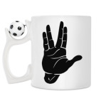 Кружка с футбольным мячиком