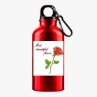 Металлическая бутылка 400 мл UV-DTF