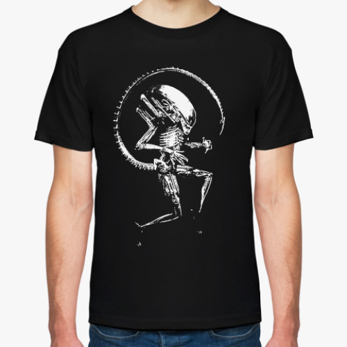 Футболка с принтом Чужой