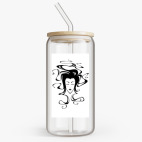 Банка с бамбуковой крышкой