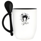 Кружка с ложкой