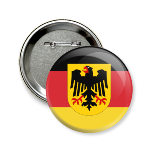 Значок 58мм Deutschland
