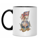 Кружка двухцветная