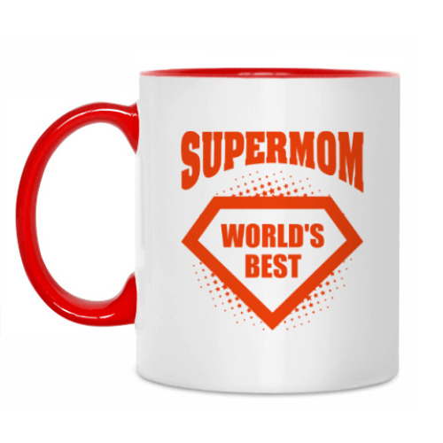 Кружка SUPERMOM world's best