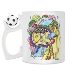 Кружка с футбольным мячиком