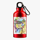 Металлическая бутылка 400 мл UV-DTF