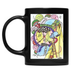 Кружка цветная UV-DTF