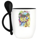 Кружка с ложкой