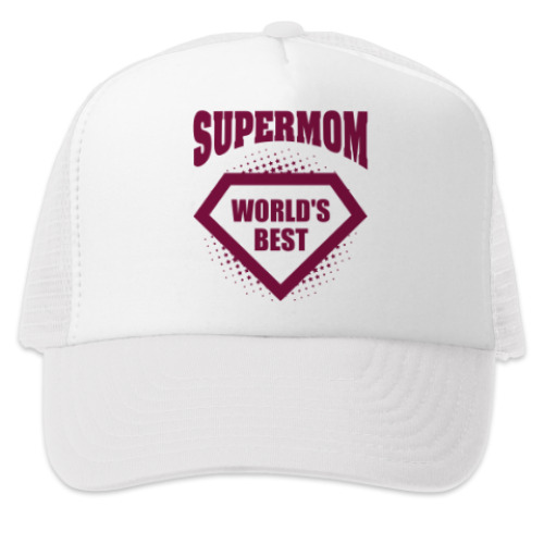 Кепка-тракер SUPERMOM world's best