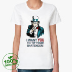 Женская футболка органик