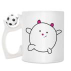 Кружка с футбольным мячиком