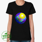 Женская футболка органик