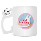 Кружка с футбольным мячиком