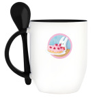 Кружка с ложкой