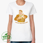 Женская футболка органик