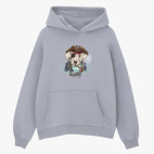 Толстовка худи оверсайз