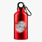 Металлическая бутылка 400 мл UV-DTF