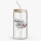 Банка с бамбуковой крышкой