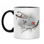 Кружка двухцветная