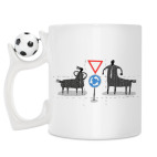 Кружка с футбольным мячиком