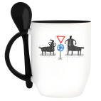 Кружка с ложкой