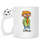 Кружка с футбольным мячиком