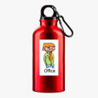 Металлическая бутылка 400 мл UV-DTF