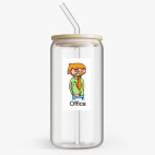 Банка с бамбуковой крышкой