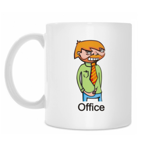 Кружка с принтом Office