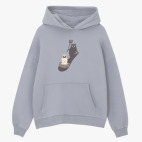 Толстовка худи оверсайз