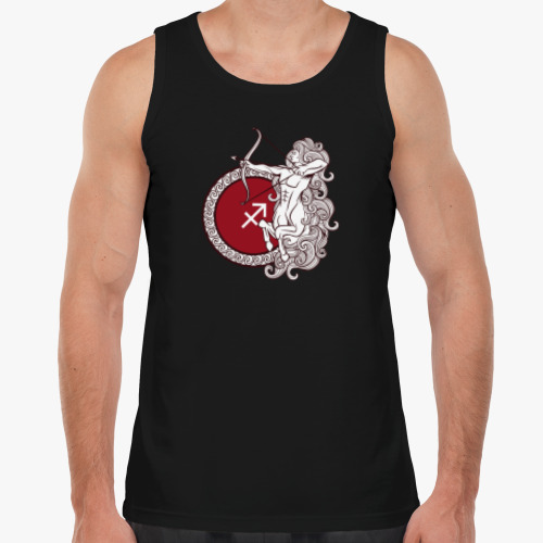 Майка с принтом Символ Стрелец Знак Зодиака